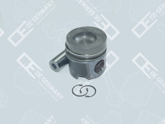 Piston with rings and pin - 020320082000 OE Germany - 51.02501.0172, 51.02501.0973, 51.02501.7121